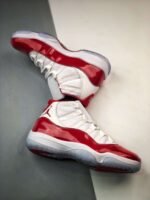 Nike Air Jordan 11 Cherry White Varsity Red Black - Image 3