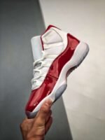 Nike Air Jordan 11 Cherry White Varsity Red Black - Image 6