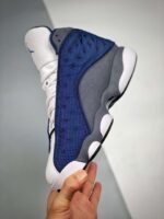 Nike Air Jordan 13 Navy Flint Grey White University Blue - Image 6