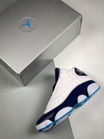 Nike Air Jordan 13 White Obsidian Dark Powder Blue - Image 2