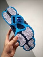 Nike Air Jordan 13 White Obsidian Dark Powder Blue - Image 7
