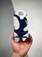 Nike Air Jordan 13 White Obsidian Dark Powder Blue - Image 8
