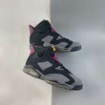 Nike Air Jordan 6 Black Light Graphite Dark Grey Bordeaux - Image 2
