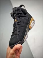 Nike Air Jordan 6 DMP Black Metallic Gold - Image 6