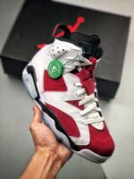 Nike Air Jordan 6 OG Carmine White Black Carmine - Image 4