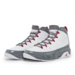 Nike Air Jordan 9 Retro White Fire Red Cool Grey - Image 3