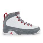 Nike Air Jordan 9 Retro White Fire Red Cool Grey - Image 2