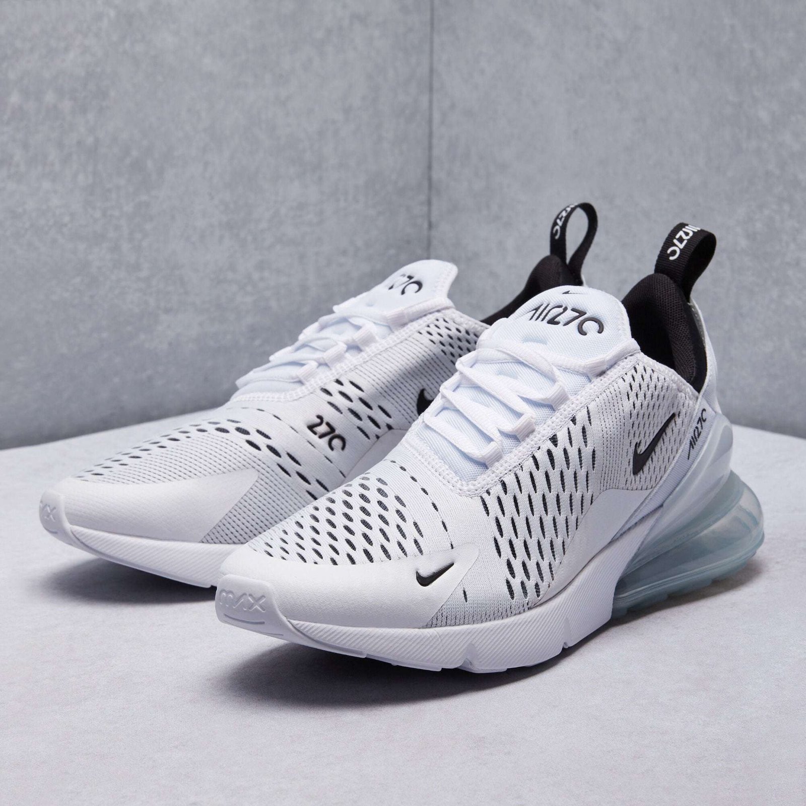 NikeAirMax270WHITEBLACK.jpg Nike Air Max 270 WHITE BLACK - Image 1