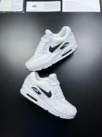 Nike Air Max 90 White Black - Image 3