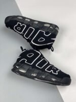 Nike Air More Uptempo Black White - Image 3