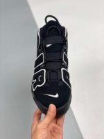 Nike Air More Uptempo Black White - Image 5