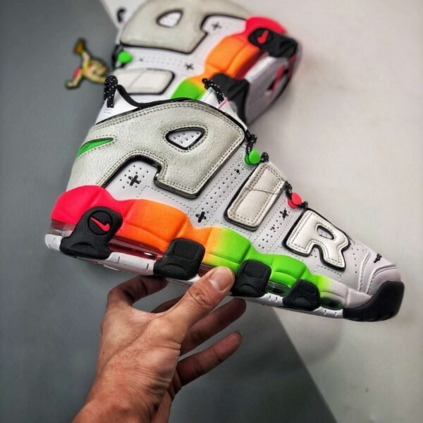 Nike Air More Uptempo Gradient Midsoles White Total Orange