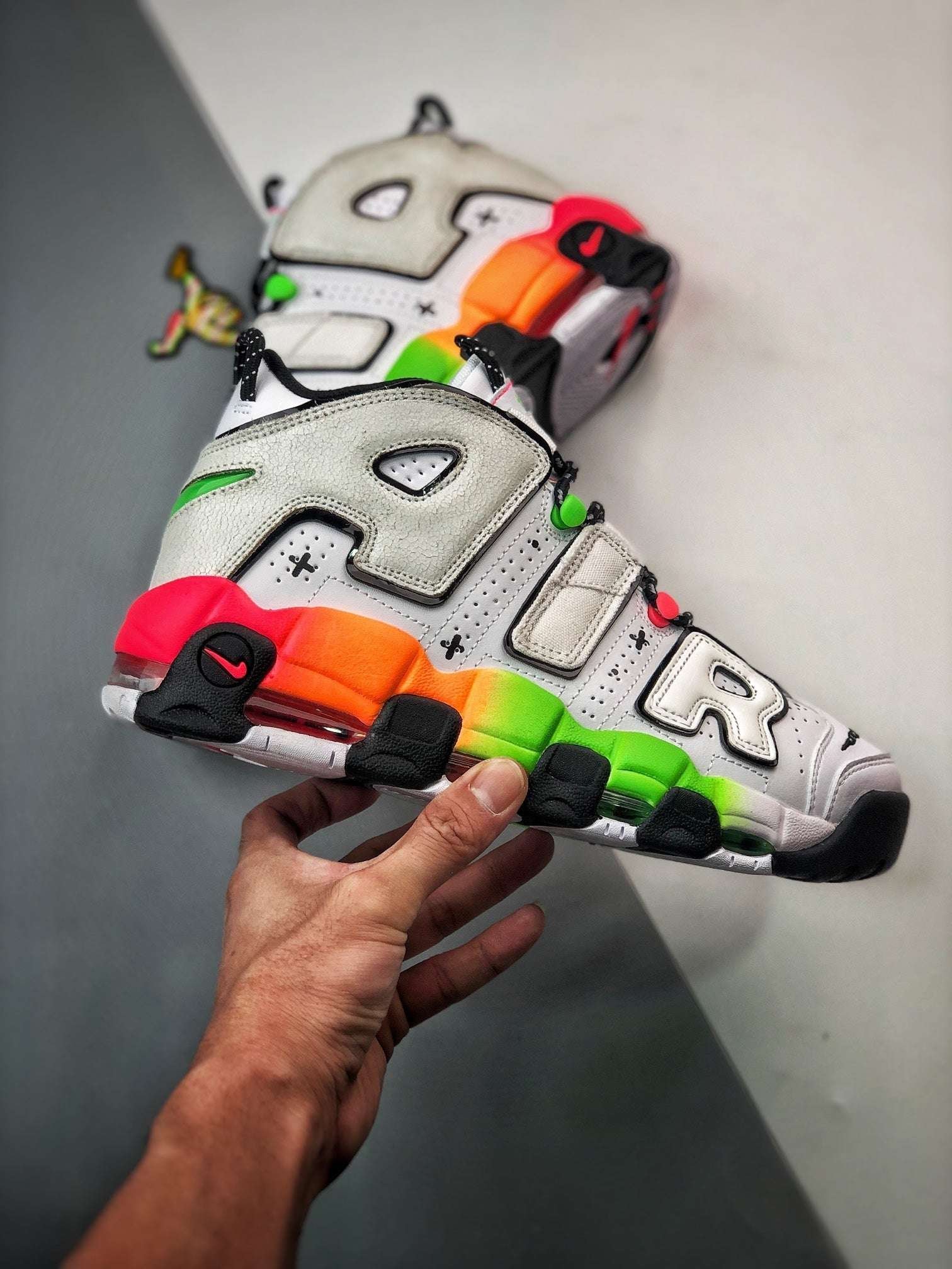 NikeAirMoreUptempoGradientMidsolesWhiteTotalOrange_1_93f7df62-7862-4aa5-83a3-3cf294233ad4.jpg Nike Air More Uptempo Gradient Midsoles White Total Orange - Image 1