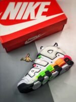 Nike Air More Uptempo Gradient Midsoles White Total Orange - Image 2