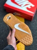 Nike Air More Uptempo PRM Wheat Flax Gum Light Brown - Image 7