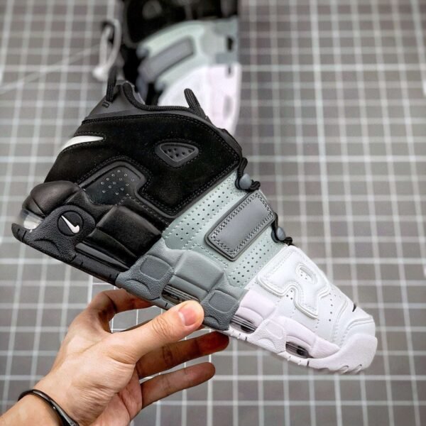 Nike Air More Uptempo Tri-Color Black Cool Grey White