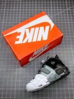 Nike Air More Uptempo Tri-Color Black Cool Grey White - Image 2