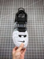 Nike Air More Uptempo Tri-Color Black Cool Grey White - Image 5