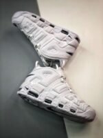 Nike Air More Uptempo White Navy - Image 3