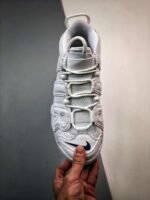 Nike Air More Uptempo White Navy - Image 5