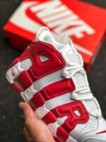 Nike Air More Uptempo White Red - Image 5