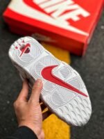 Nike Air More Uptempo White Varsity Red - Image 7