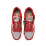 Nike Dunk Low Retro UNLV Varsity Red Medium Grey White Orange - Image 6
