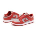 Nike Dunk Low Retro UNLV Varsity Red Medium Grey White Orange - Image 4