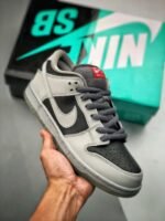 Atlas x Nike SB Dunk Low Wolf Grey Black Challenge Red - Image 3