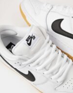 Nike SB Dunk Low White & Gum Light Brown - Image 3