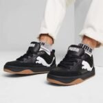 PUMA Park Lifestyle Sneakers Black White - Image 7