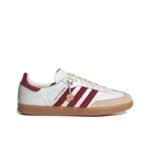 Sporty & Rich x Adidas Samba OG White Core Burgundy - Image 2