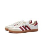 Sporty & Rich x Adidas Samba OG White Core Burgundy - Image 3