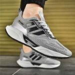 TRACER Grey Black Breathable Causal Running Shoes - Image 3