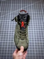 Travis Scott x Nike Air Jordan 6 Medium Olive - Image 5