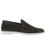 Loro Piana – Summer Walk Suede Loafers – Gray