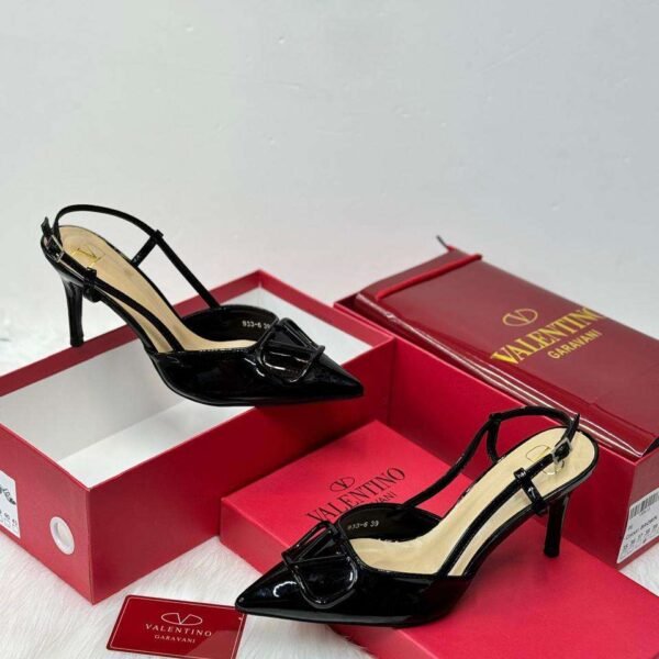 Valentino Garavani Black Slingback Pump