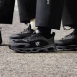 Loewe x On Cloud solo sneaker in black - Image 5