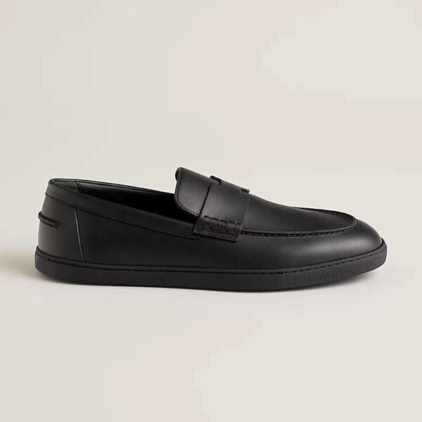 Hermes Job Loafer Black